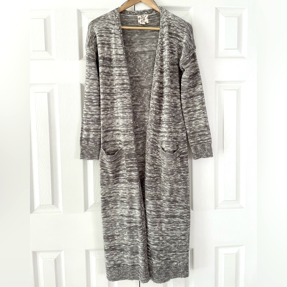 👗 2/$25 Hippie Rose Long Cardigan/Duster Size XS